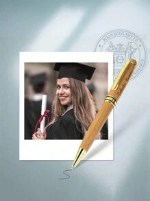 1 pieza Regalos personalizados de graduación Bolígrafo de madera grabado Caja de regalo del bolígrafo Regalos únicos para el mejor amigo, maestro, estudiante Reutilizable, ornamental, grabado Elegante, vintage, contractado Único, personalizado Decoración navideña para bodas, para invierno, para otoño, para la escuela, para negocios/trabajo/oficina Conjunto de útiles escolares Regreso a la escuela, regreso a la escuela, útiles escolares