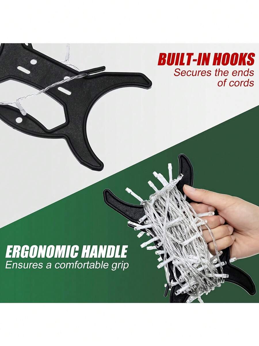 2pcs Christmas Lights Storage Box Multipurpose Lights Organizer For