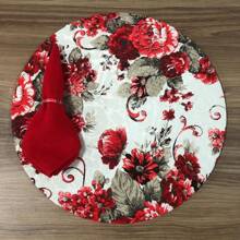 6 Covers Sousplat Supla Suplá Placemat 35 Cm Jacquard Super Promotion - 紅色 - 查看 2