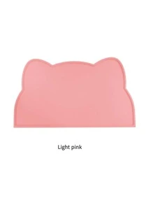 1 pièce, Placemat pour animal de compagnie, tapis pour chat et chien, anti-débordement, antidérapant, imperméable, placemat en silicone, facile à rincer, résistant à l'usure et durable, léger à plier, facile à stocker