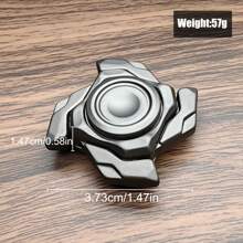 EDC 指尖陀螺 MINI 开甲陀螺 指尖玩具 缓解成人压力 磁性金属玩具 缓解焦虑 指尖陀螺礼物 - 灰色 - 查看 3