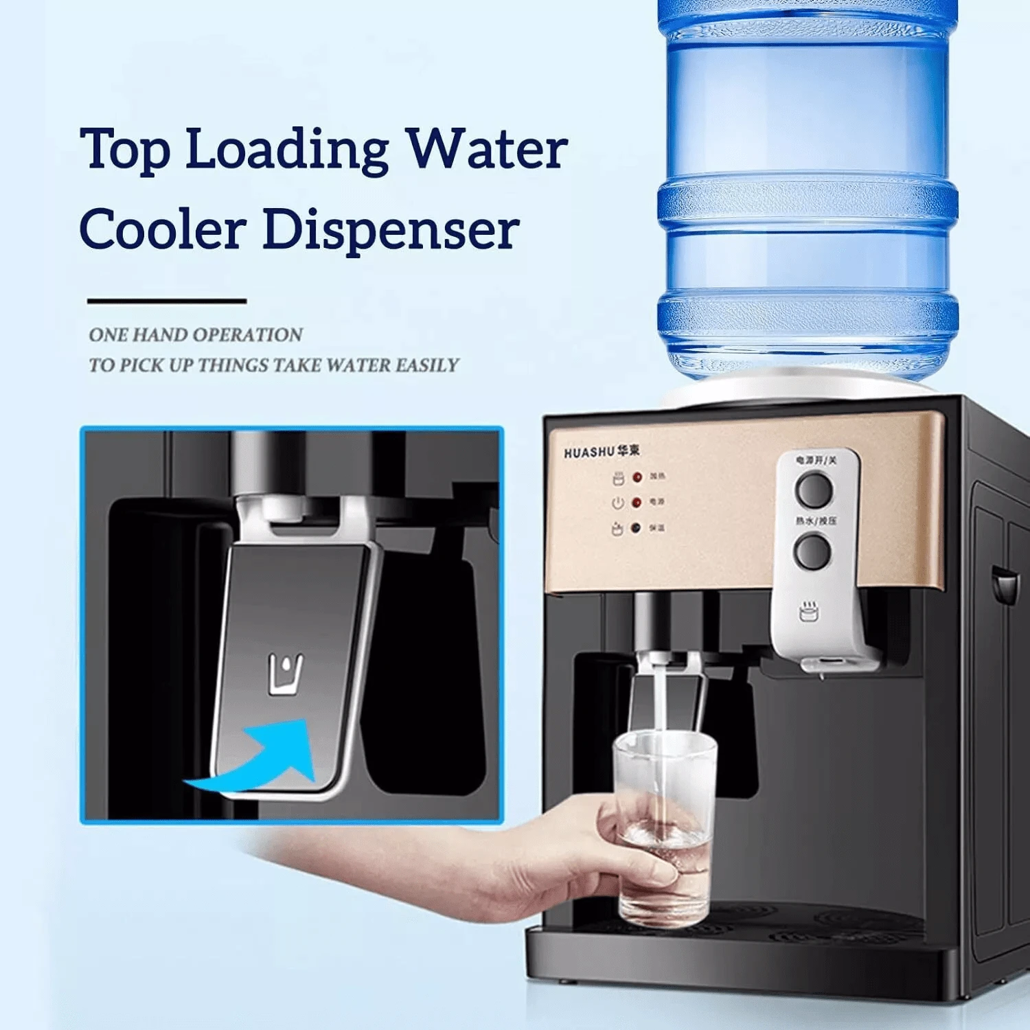 Home Desktop Water Dispenser Commercial Office Heating Cooling Water