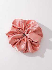 1 件女士秋冬纯色缎面发带简约优雅发带，可爱发饰 - 彩色 - 查看 7