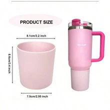 1pc New Design Silicone Boots For Adventure And Iceflow Tumblers, Non-Slip Protective Water Bottle Sleeve For 12-24oz, 3inch/7.5cm Bottom Cover - Cup Accessories - Multicolor - View 2