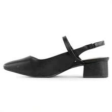 B2 Online ViaUno Slingback Block Heel Women's Shoe 100% ORIGINAL With INVOICE And WARRANTY - 黑色 - 查看 2