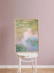 1 幅复古印象派风景帆布画，无框，非常适合客厅和家居装饰，是圣诞节礼物、圣诞装饰、圣诞树挂饰、感恩节婚礼家居装饰、秋季装饰、生日装饰、派对用品、室内节日装饰、万圣节装饰、墙面装饰和万圣节配件的理想之选。 - 彩色 - 查看 4