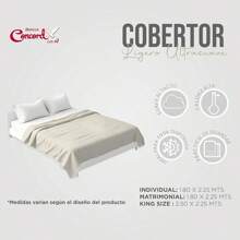 COBERTOR ULTRA MINK  SHAGGY  PACHICALIENTITO ULTRASUAVE CONCORD - Beis - Ver 5