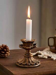 1pc Christmas Vintage Candle Holder For Party Setting Gifts. Used For Photography Background, Romantic Candlelight Dinner Props, Family Living Room Table Decoration Decorations,Suitable For Home Decor, Bedroom Decor, Office And Students, The Best Halloween And Christmas Gift - Multicolor - View 12