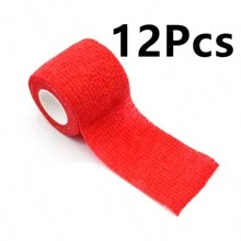 1/6/8/12/24/36 Stuks Verpakking Zelfklevende Bandage Elastische Zelfklevende Bandage Gekleurde Sport Tape Veterinaire Band Enkel Tape Tattoo Grip Tape Tattoo Zelfklevende Tape Tattoo Grip Tape Wikkel Elastische Bandage Wikkel Voor Tattoo Grip Tattoo Pennen Tattoo Benodigdheden Voor Tattoo Beginners En Ervaren Tattoo Artiesten