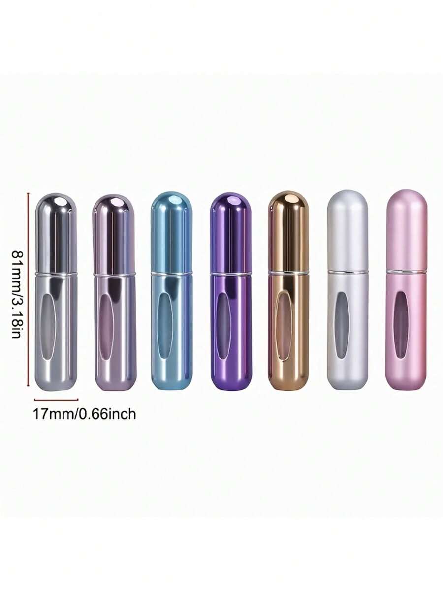 1pc Refillable 0.17oz Travel Perfume Atomizer Bottle Portable Mini
