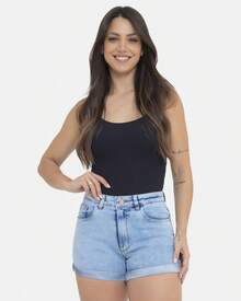 Shorts Shorts Jeans Light Light Jeans Go Out - 淺色水洗藍 - 查看 1