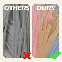 Value Pack 100/120/800 Pcs Macaroon DIY Pipe Cleaner Projects, Pipe Cleaners+Green Floral Stem Wire, 7 Colors Multi-Color 11.81*0.6 Chenille Stems, Pipe Cleaners Stems For Art And Craft Projects Creative DIY Decorations, Educational Crafts For Every, Pipe Cleaner Sculpture Ideas, Seasonal Pipe Cleaner Crafts, Best Chenille Stems For Crafting, Creative Uses For Chenille Stems ﻿
