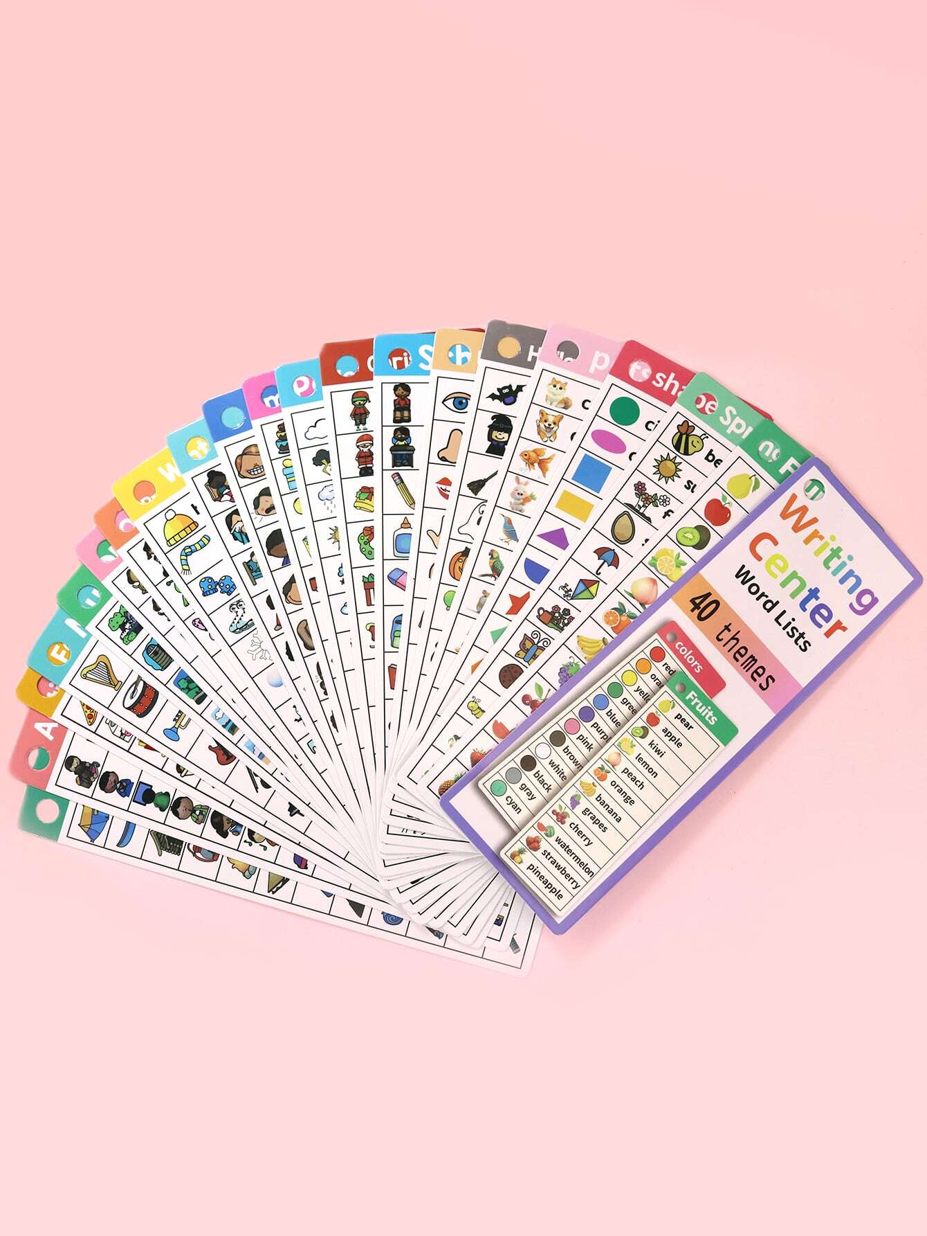 CVC Vocabulary Learning Flash Cards Alphabet, Phonics, Writing