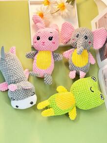 1 Cat/Dog Lover Gift And Dog/Cat Mom Love Pet Plush Toys, Dog Lover And Dog Mom Love Toys, Cartoon Animals Modeling, So That They Look Very Cute, Soft Polyester Material, Can Sound Cat/Dog Lover Gift And Dog/Cat Mom Love Pet Chew Toys, Is A Favorite Dog Lover And Dog Mom Love Toys