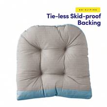 Juego de 2 cojines para silla mecedora, cojines acolchados y cómodos para sillas mecedoras con cordones y respaldo antideslizante