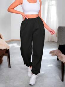 Pants Dama Tipo Jogger Casual Cómodo Damy - Negro - Ver 1