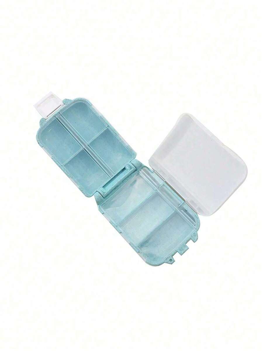 8Grid Portable Sealed Medicine Box, Travel Outdoor First Aid Drug