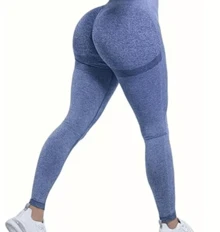 Kit 2Legging Pants Butt Lift Zero Transparency Random Color - 黑色 - 查看 4