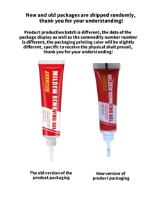 Gel tẩy nấm mốc đa năng, vệ sinh vết bẩn trên sàn tường phòng tắm gia đình, vệ sinh gạch ốp tường đồ nội thất, vệ sinh vòng silicon cho máy giặt tủ lạnh, chất tẩy nấm mốc (Lô sản xuất bao bì khác nhau có thể thay đổi đôi chút, sẽ ưu tiên hàng hóa đến nơi, bao bì cũ và mới giao hàng ngẫu nhiên, cảm ơn bạn đã thông cảm!) - Đỏ - Xem 10