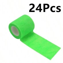 1/6/8/12/24/36 Stuks Verpakking Zelfklevende Bandage Elastische Zelfklevende Bandage Gekleurde Sport Tape Veterinaire Band Enkel Tape Tattoo Grip Tape Tattoo Zelfklevende Tape Tattoo Grip Tape Wikkel Elastische Bandage Wikkel Voor Tattoo Grip Tattoo Pennen Tattoo Benodigdheden Voor Tattoo Beginners En Ervaren Tattoo Artiesten
