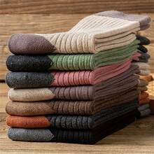 5/7 đôi tất cổ cao màu sắc sang trọng dành cho nữ - Tất ống giữa bắp chân siêu thoải mái và mềm mại với nhiều màu sắc - Tất & vớ thời trang - Nhiều màu - Xem 6