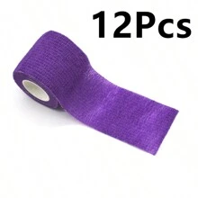 1/6/8/12/24/36 Stuks Verpakking Zelfklevende Bandage Elastische Zelfklevende Bandage Gekleurde Sport Tape Veterinaire Band Enkel Tape Tattoo Grip Tape Tattoo Zelfklevende Tape Tattoo Grip Tape Wikkel Elastische Bandage Wikkel Voor Tattoo Grip Tattoo Pennen Tattoo Benodigdheden Voor Tattoo Beginners En Ervaren Tattoo Artiesten