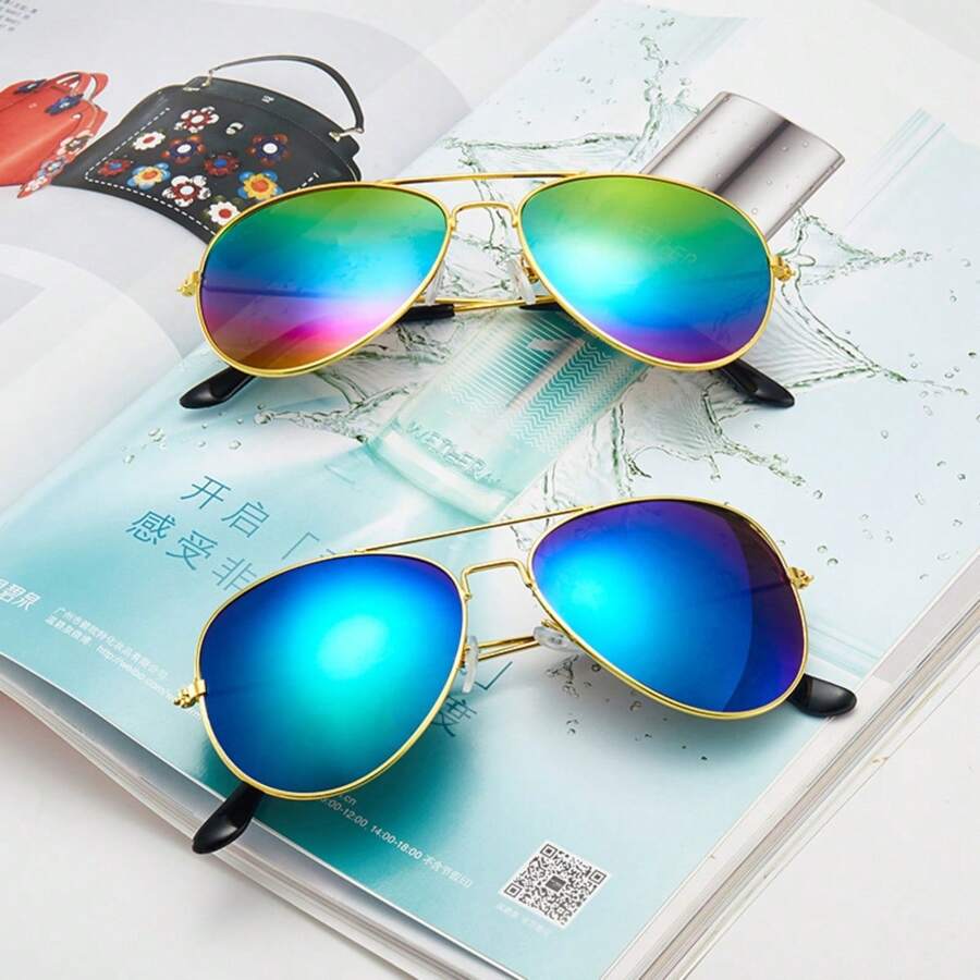 3025Unisex Aviator Sunglasses - R4YB4N - Nhiều màu - Xem 1