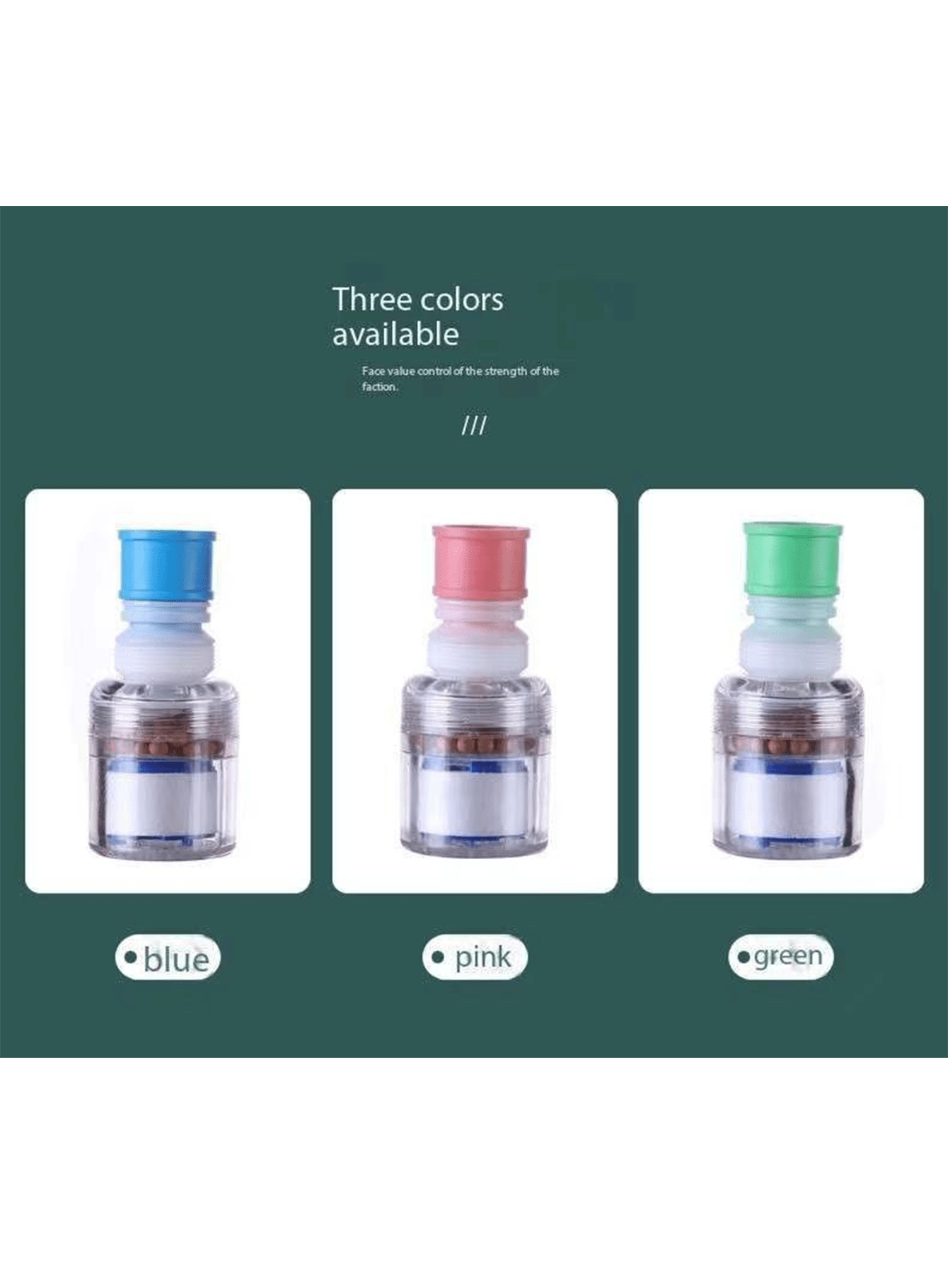 Faucet Filter Shower Head Water Purifier Nozzle, Universal Kitchen Tap