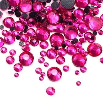 DMC SS6-SS30 Crystal Stones HotFix Rhinestone Glitter Crystal Strass Iron On Rhinestones For Garment Clothing Dress