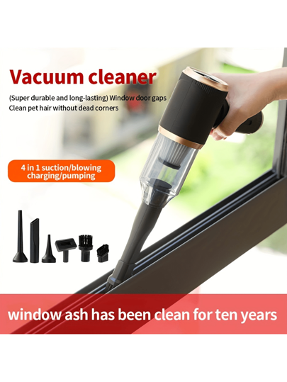 Mini Cordless held Stofzuiger Cleaner, Car Portable Rechargeable, In Vacuum, Blower Manual Pump Functions, Powerful Suction, Cleaning Assistant view 8