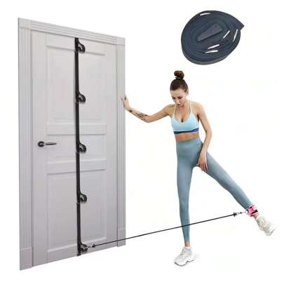 Door Resistance Band, No Drilling Or Installation Required, Home Gym Equipment Fitness Accessory, Portable Workout Equipment