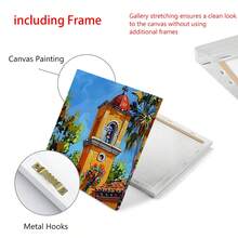 Bộ 1, Tranh in nghệ thuật canvas thực vật mộc mạc lấy cảm hứng từ Mexico có khung, Tranh sơn dầu trừu tượng cao và hẹp đầy màu sắc, Nghệ thuật phòng khách, Nghệ thuật thực vật, Nghệ thuật treo tường, Áp phích canvas, Trang trí tường canvas cho nhà, Phòng khách, Phòng ngủ - Nhiều màu - Xem 6