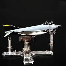 Aircraft Model Spray Painting Rack Clear Hobby Model Display Base For Office Aircraft Model Display Rack Clear Model Stand Hobby Model Holder Aircraft Model Painting Stand Acrylic Aircraft Model Spray Painting Rack Home Use Acrylic Airplane Model Stand Stable Aircraft Display Fixed Stand DIY Assembly Bracket - Clear - View 9