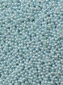 Aprox 1600 ou 3200 pçs Pérolas 4mm Bolinha Miçanga ABS ou Plástica Leitosa