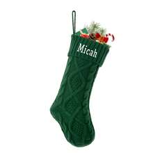 1 szt. Spersonalizowana pończocha, niestandardowa nazwa rodziny pończocha, 18" duża dzianinowa pończocha świąteczna, pończocha świąteczna i rodzinna do dekoracji kominka na imprezę świąteczną