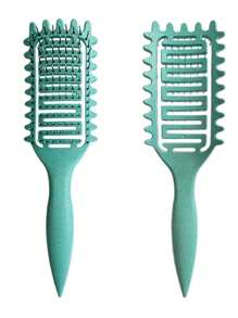 由 Candybrush 设计的 1 件卷发造型刷，塑造和定义女性卷发，用于梳理和造型的卷发造型刷，减少拉扯和卷发分离，打造明确的卷发，适合所有头发类型