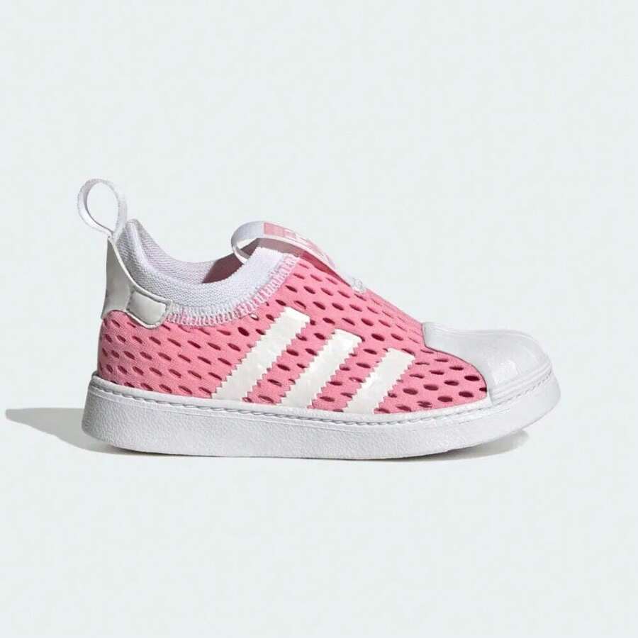 Adidas Superstar 360 2.0 IG5551 Sneakers Infants Pink White Slip-On Casual Shoes - Hồng - Xem 1