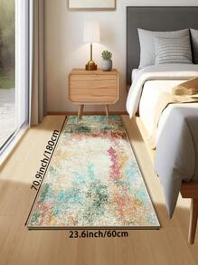 1 Tấm Thảm In Nhiều Màu, Phong Cách Tranh Sơn Dầu Chất Liệu Lông Cừu Giả Cashmere Ngắn, Có Thể Gấp Lại, Mềm Mại Và Thoải Mái Khi Chạm Vào, Dễ Bảo Quản, Không Thấm Nước Và Chống Trượt, Thảm Có Thể Giặt Bằng Máy, Thích Hợp Cho Phòng Khách, Phòng Ngủ, Nhà Bếp, Phòng Ăn, Trang Trí Phòng Ngủ, Trang Trí Nhà Cửa, Thảm Phòng Ngủ, Thảm Chùi Chân. Thích Hợp Cho Mùa Thu, Mùa Đông Và Giáng Sinh. - Nhiều màu - Xem 7