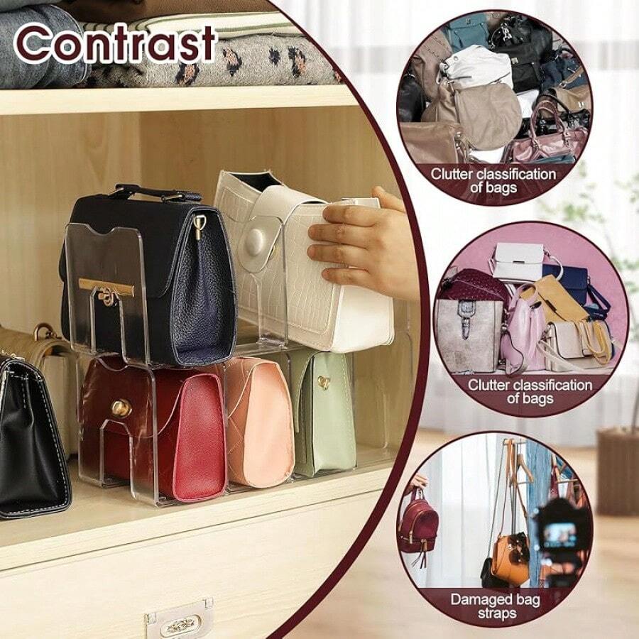 Frtzal Wallet Purse Organizer Shelf Divider, Countertop