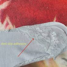 1 paire de chaussettes bateau en dentelle de fleurs de cerisier fines anti-dérapantes à col bénitier absorbant la transpiration pour femmes, pour le printemps/l'été