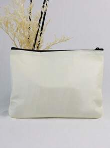1 pieza Bolsa de cosméticos, Bolsa de maquillaje para viaje, hogar, escuela, dormitorios, artículos esenciales, gran capacidad, para mujeres, almacenamiento de maquillaje y artículos de tocador, embrague multifuncional, bolsa de aseo unisex