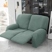 Funda para sillón reclinable, fundas elásticas para sillón reclinable tipo niño perezoso, fundas elásticas para sofá, 1 pieza protector de muebles con elástico en la parte inferior para perro, niños, funda para sillón reclinable - Multicolor - Ver 13