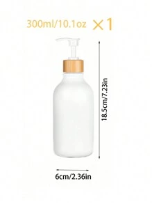 2 件白色皂液器套装，浴室液体皂液器和乳液分配器，带竹泵，16 盎司塑料洗手液和洗洁精泵瓶，适用于农舍装饰，浴室配件（白色）家居浴室装饰 - 彩色 - 查看 8