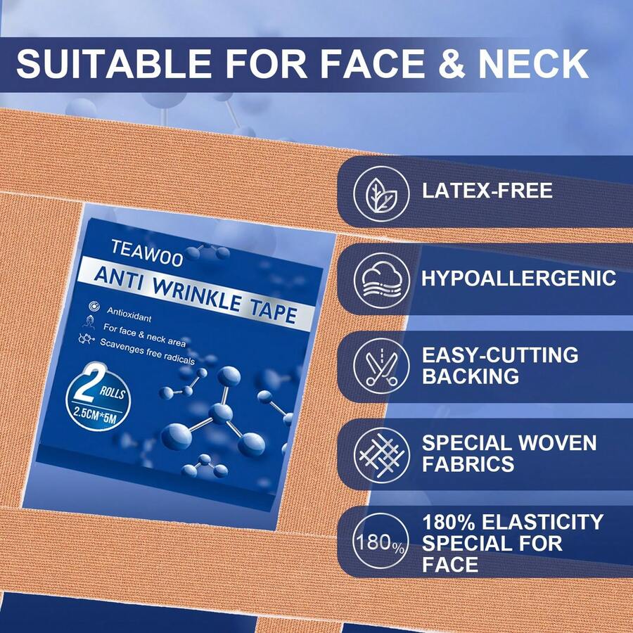 Face Tape Facial Myofascial Lift Tape For Skin Firming, Tightening