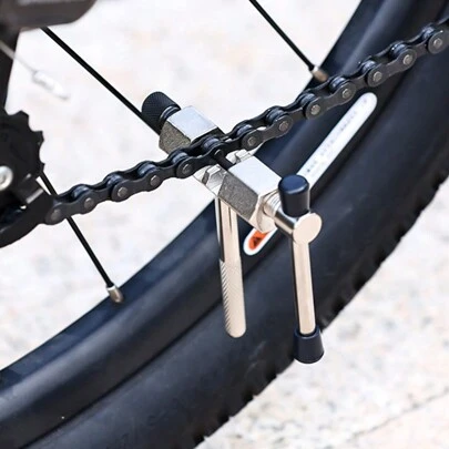 Herramienta para romper cadenas de bicicleta, herramienta desmontadora de cadenas de bicicleta de montaña, cortador y desmontador de cadenas de bicicleta