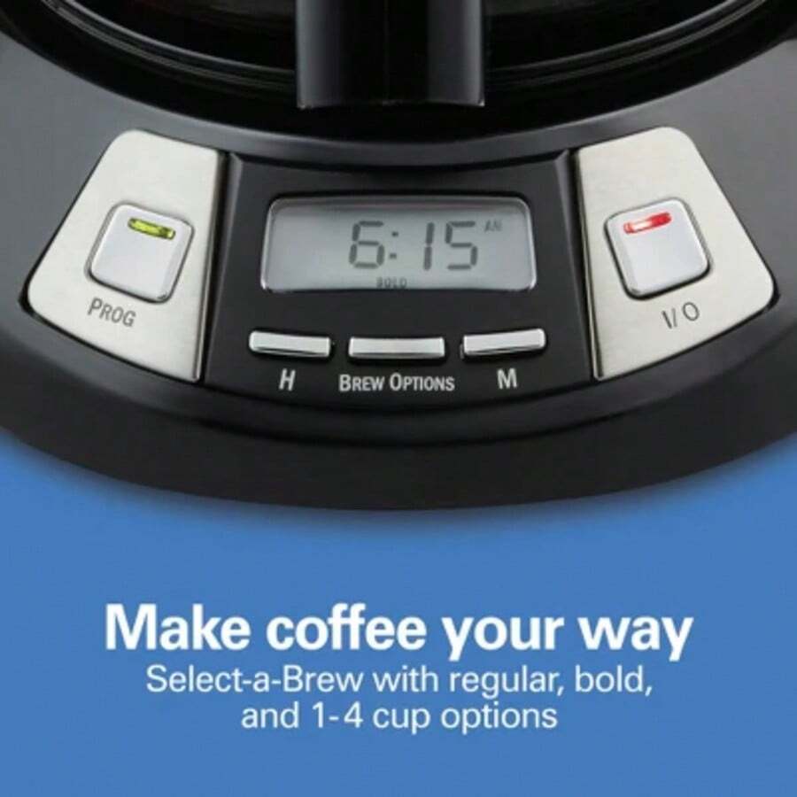 Hamilton Beach 12 Cup Programmable Coffee Maker Black 46290 Mode