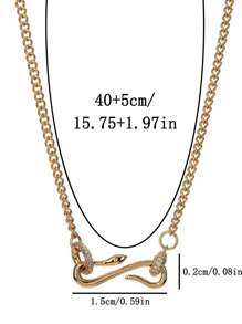 Nuevos collares gargantilla de acero inoxidable de color dorado a la moda, con colgantes de circonita brillante simples, para mujeres y niñas, para fiestas, bodas y joyería - Dorado - Ver 11