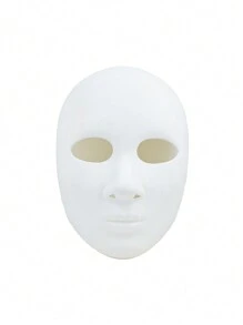 1 chiếc 4 mặt nạ DIY thiết kế trơn khác nhau, phù hợp cho nam và nữ khi hóa trang, nhập vai, cosplay, Halloween, tiệc Giáng sinh và làm quà tặng sinh nhật - mặt nạ - Xem 10