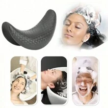 Hair Salon Shampoo Neck Cushion, Hair Washing Bed Pad, Silicone Neck Collar Mat For Water Rinsing - Black - View 10
