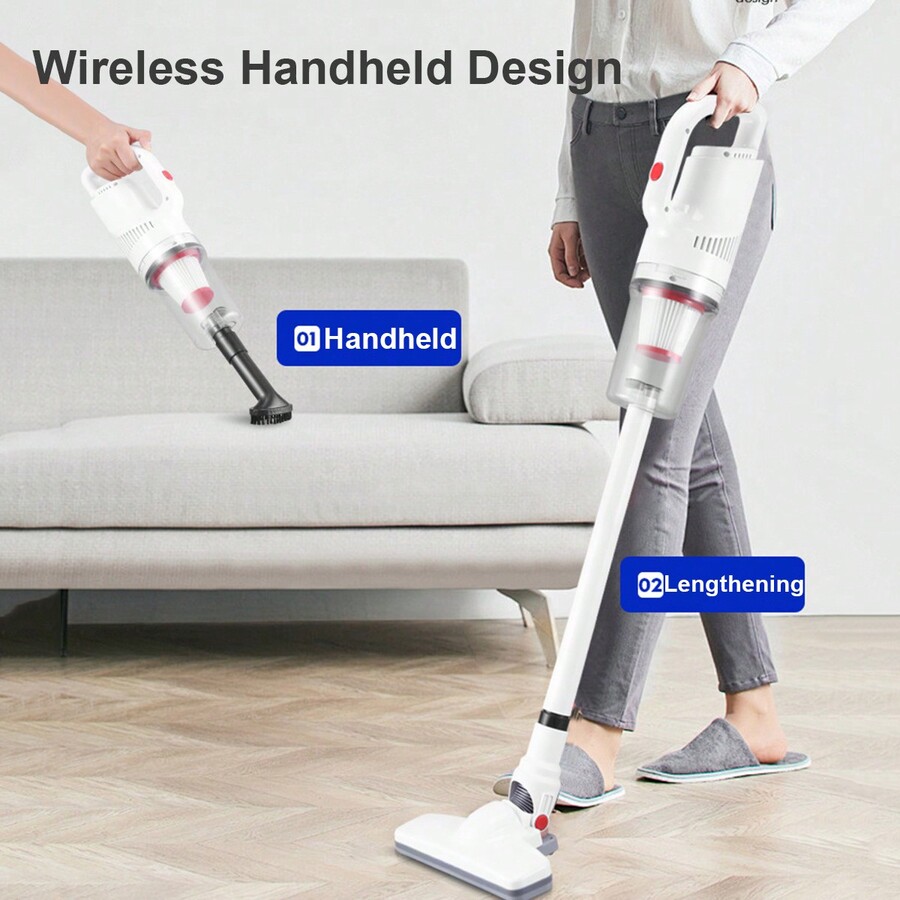 Handheld Vacuum Cleaner For Home And Car, Versatile Portable Stick